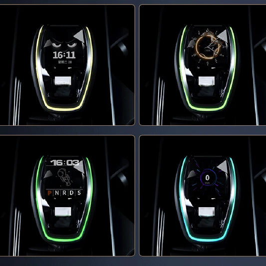 مقبض تغيير السرعة الكريستالي الملون