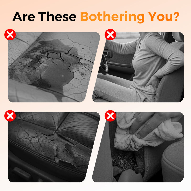 غطاء مقعد السيارة الجلدي الكامل