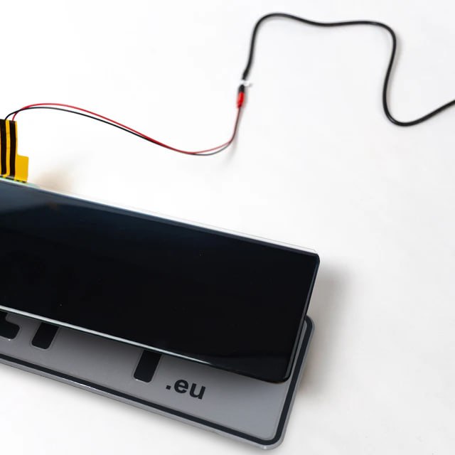 شاشة إخفاء لوحة السيارة الذكية