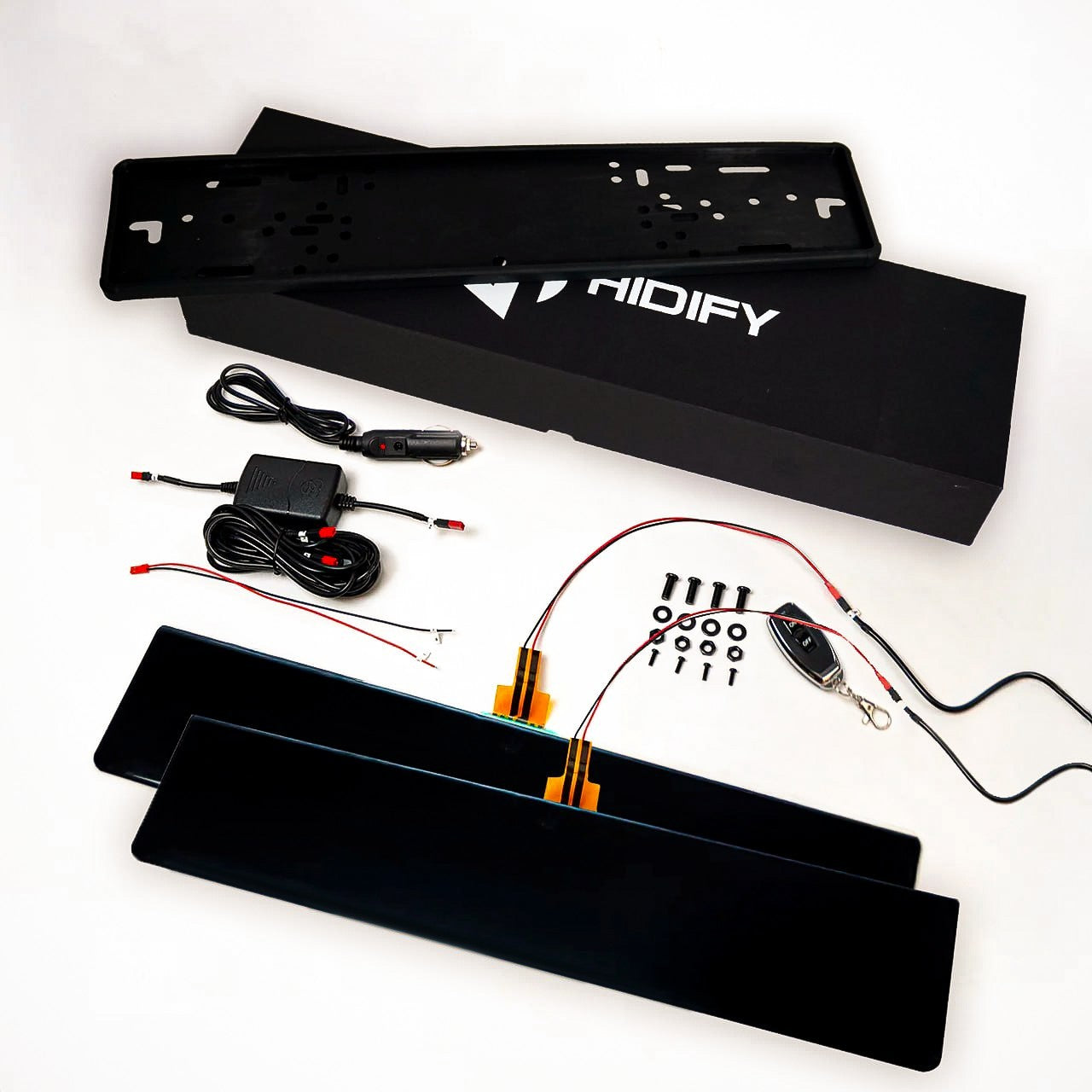 شاشة إخفاء لوحة السيارة الذكية