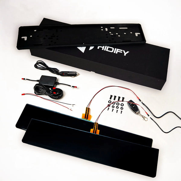 شاشة إخفاء لوحة السيارة الذكية