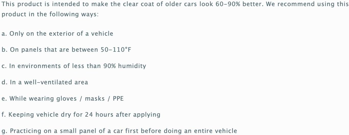 طلاء لامع يدوي للسيارة
