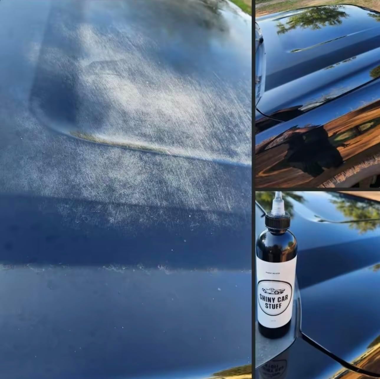 طلاء لامع يدوي للسيارة